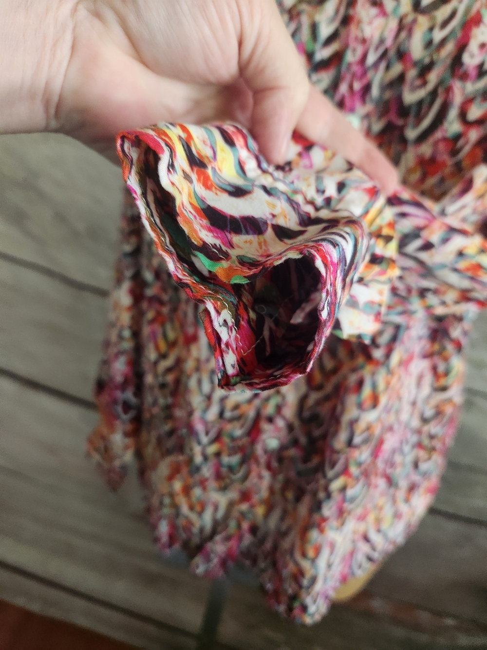 Liverpool Multicolor Abstract Print Button-Down Shirt - Picture 5 of 13